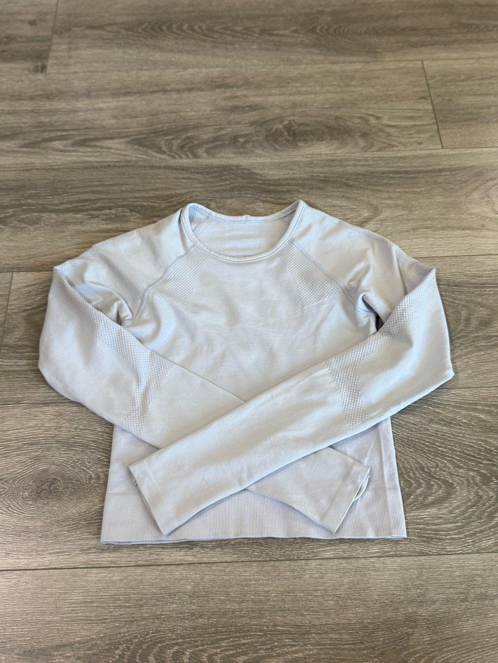 Lululemon Soft Lilac Long Sleeve Seamless Top